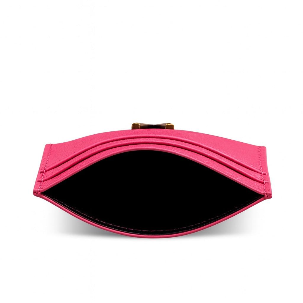 Multi Card Holder with Iconic Logo Constructed with Vegan Leather - VAGOSHOPS