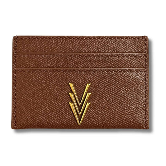 Multi Card Holder with Iconic Logo Constructed with Vegan Leather - VAGOSHOPS