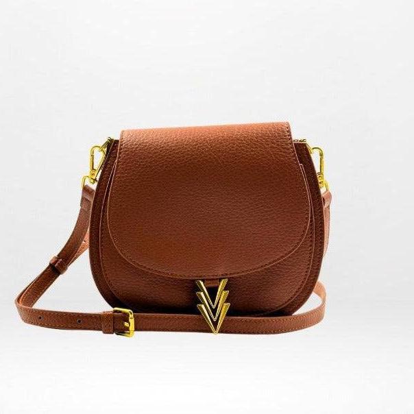 Sam Crossbody Purse Brown - VAGOSHOPS