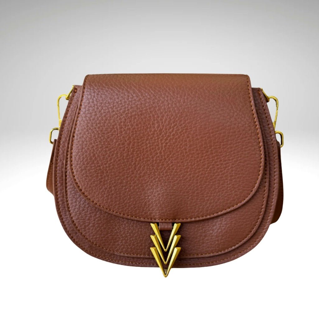 Sam Crossbody Purse Brown - VAGOSHOPS