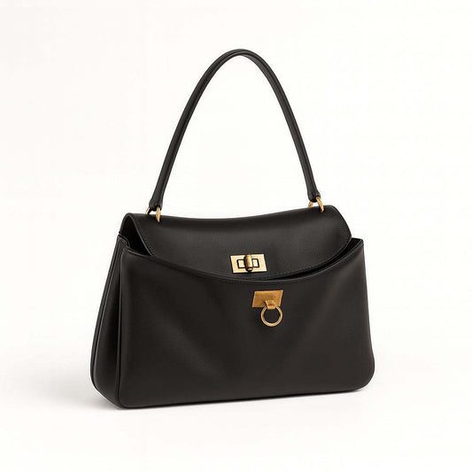 Faye Leather Purse Leather Large Capacity Dual Strap Bag