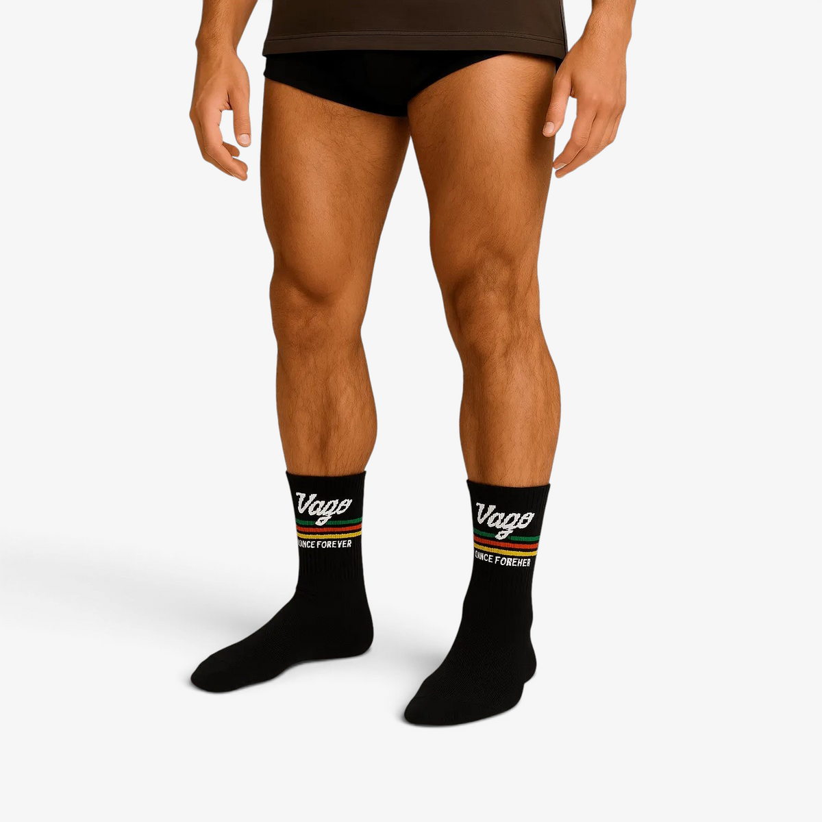Stripe Socks with built in Compression Arch Support with Logo - VAGOSHOPS
