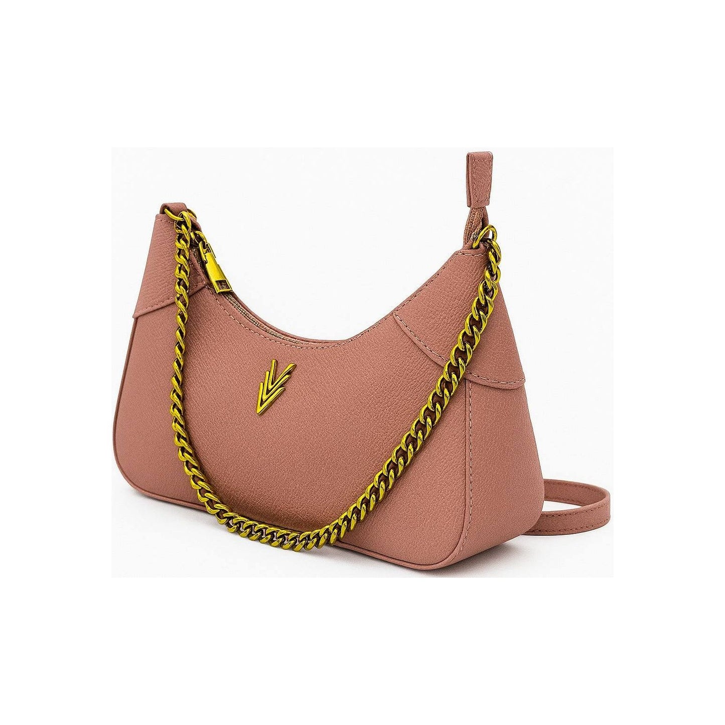 Val Hobo Chain Purse with Gold Chain and Adjustable Strap - VAGOSHOPS