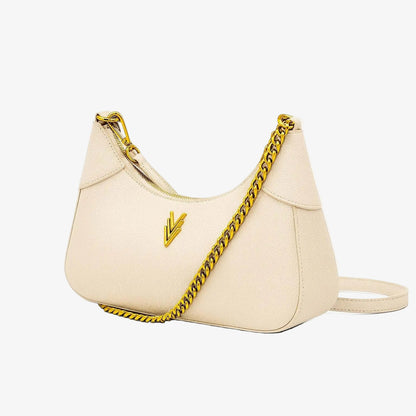 Val Hobo Chain Purse with Gold Chain and Adjustable Strap - VAGOSHOPS