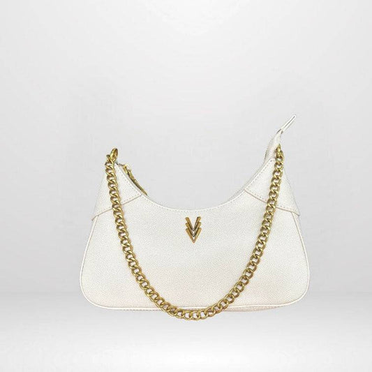 Pre-Order Val Hobo Chain Purse Off White - Vago Shop