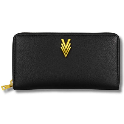 Vegan Wallet with All Around Zipper, stylish and secure. - VAGOSHOPS